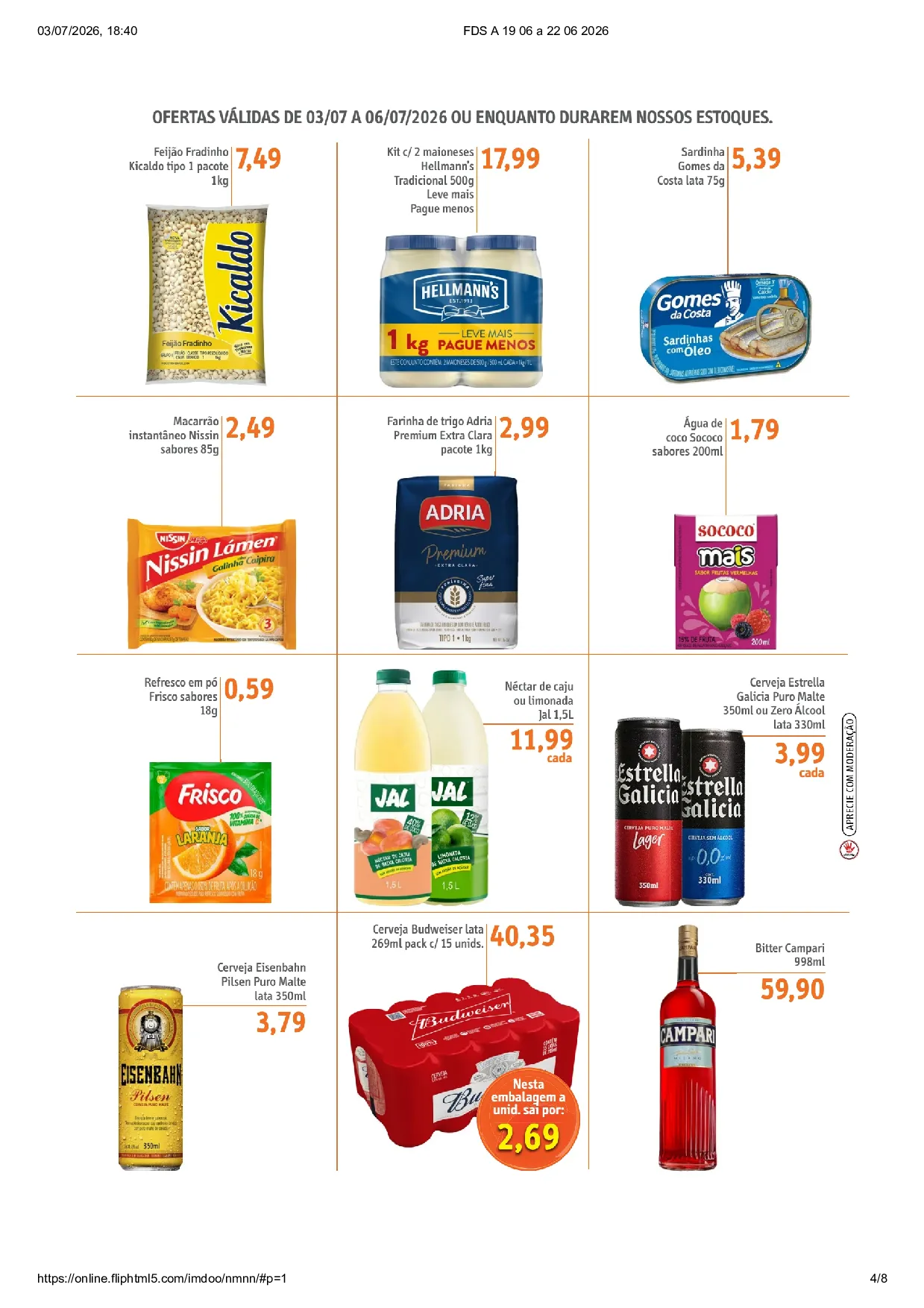 Ofertas do Sonda Supermercados